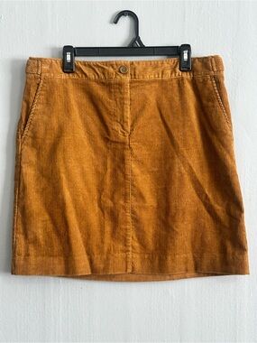 Talbots brown Corduroy Mini Skirt